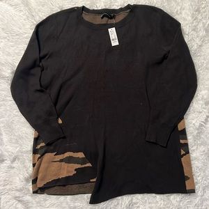 NY&Co Army green and camo tunic sweater Size XL